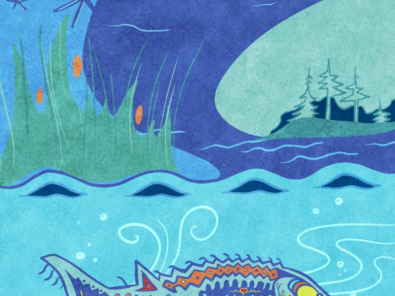 Sturgeon artwork