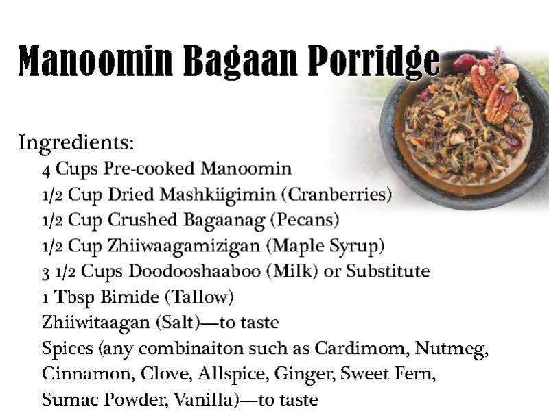 Manoomin Bagaan Porridge card image