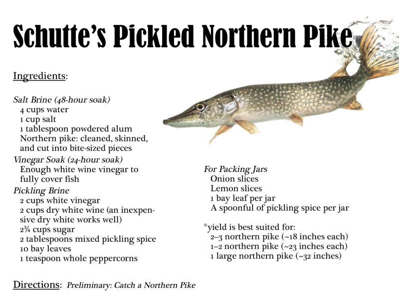 pickled pike recipe thumbnail image