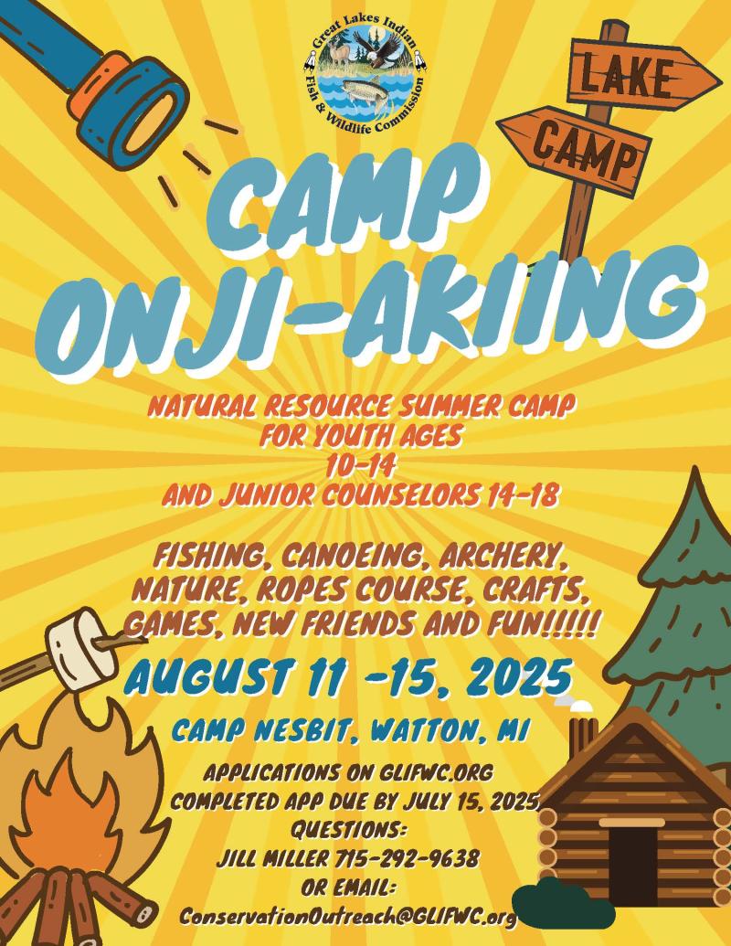 Camp Onji-akiing flyer