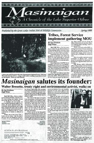 1999 Ziigwan (Spring) Mazina'igan Cover