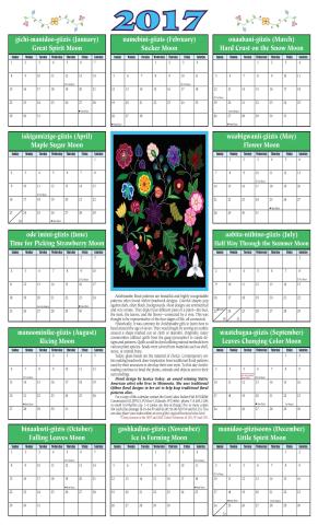 2017 Phenology Calendar Cover