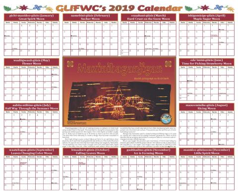2019 Phenology Calendar Cover