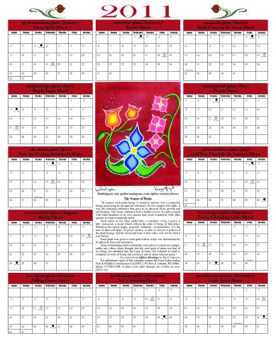 2011 Calendar Cover
