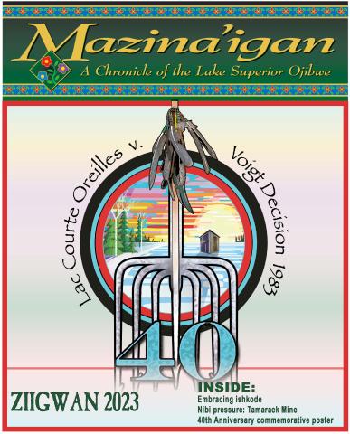 2023 Ziigwan (Spring) Mazina'igan Cover