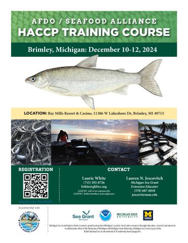 HACCP training flyer