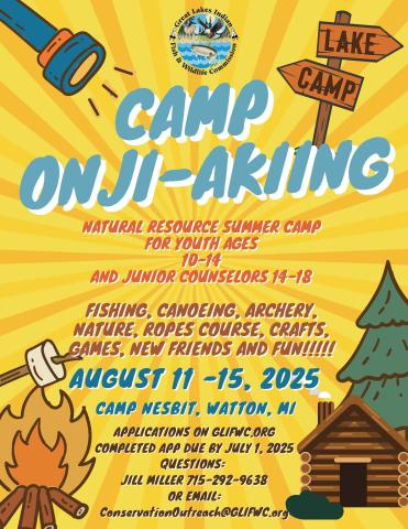 2025 Camp Onji-akiing Flyer