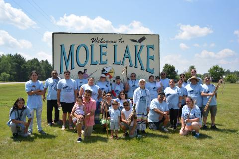 Mole Lake group photo HCR