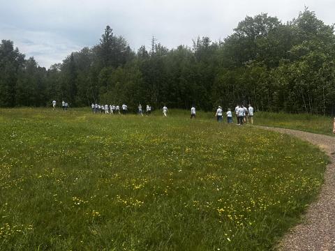 Vac Vieux Desert group begins their miles