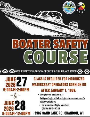 boater safety flyer