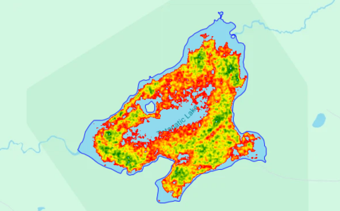 Manoomin remote sensing modeling example