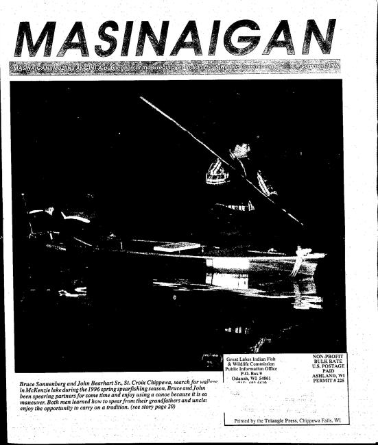 1996 Niibin (Summer) Mazina'igan Cover