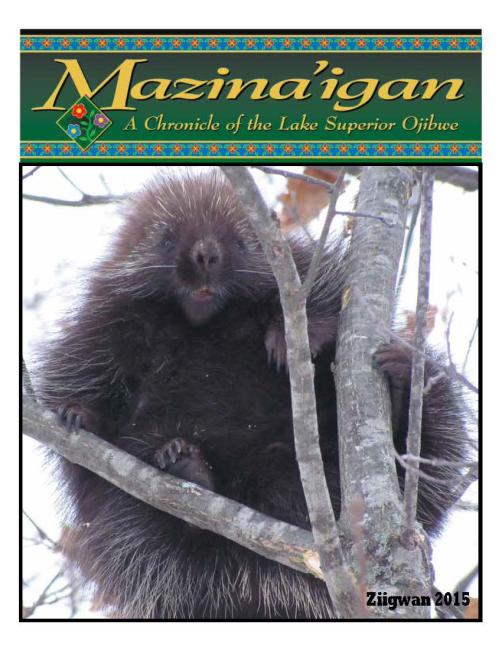 2015 Ziigwan (Spring) Mazina'igan Cover