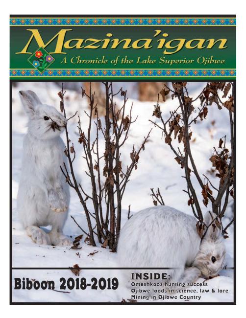 2018 Biboon (Winter) Mazina'igan Cover