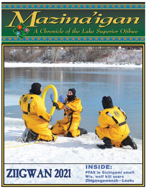 2021 Ziigwan (Spring) Mazina'igan Cover