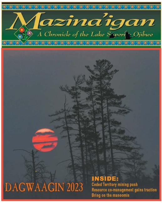 2023 Dagwaagin (Fall) Mazina'igan Cover