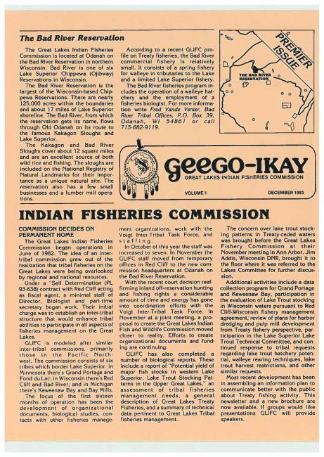 1983 December Mazina'igan Cover