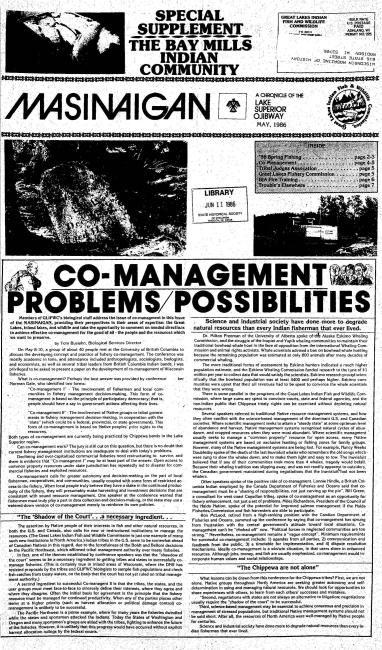 1986 May Mazina'igan Cover