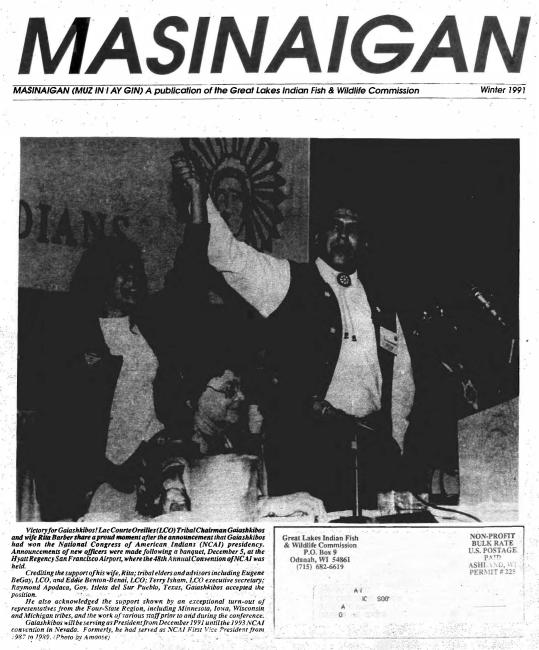 1991 Biboon (Winter) Mazina'igan Cover