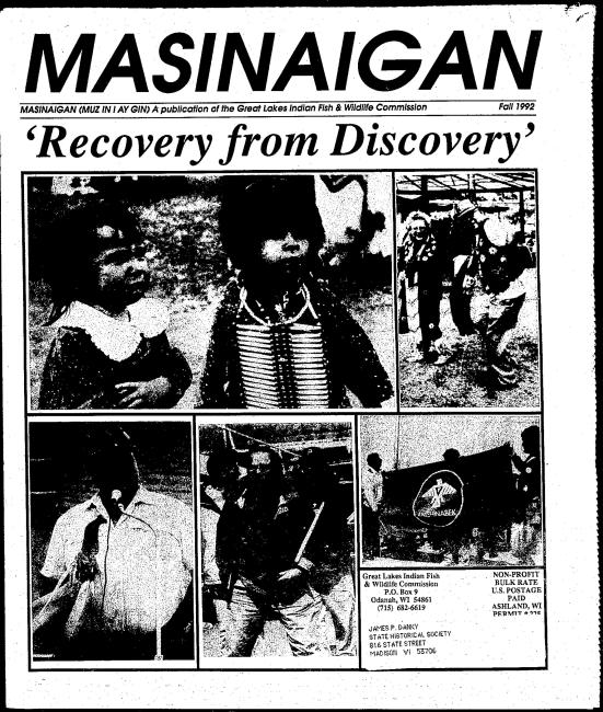 1992 Dagwaagin (Fall) Mazina'igan Cover