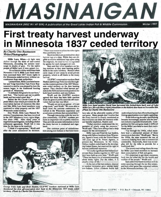 1997 Biboon (Winter) Mazina'igan Cover