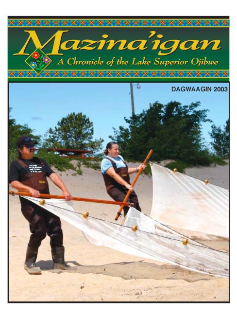 2003 Dagwaagin (Fall) Mazina'igan Cover