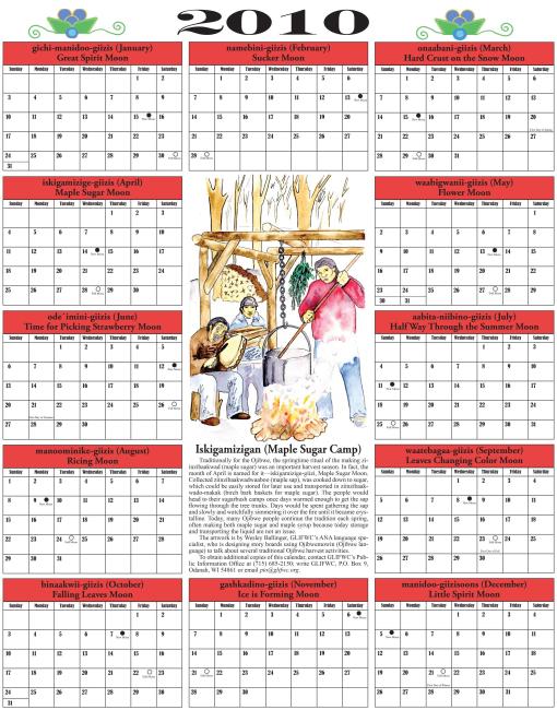 2010 Phenology Calendar Cover