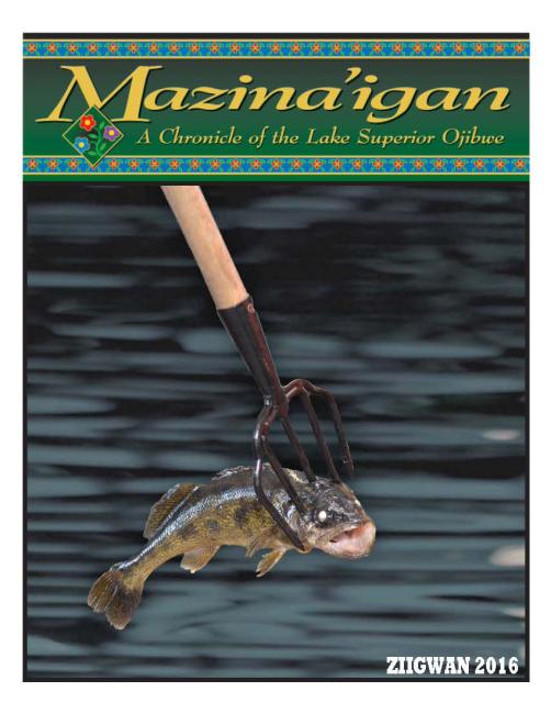 2016 Ziigwan (Spring) Mazina'igan Cover