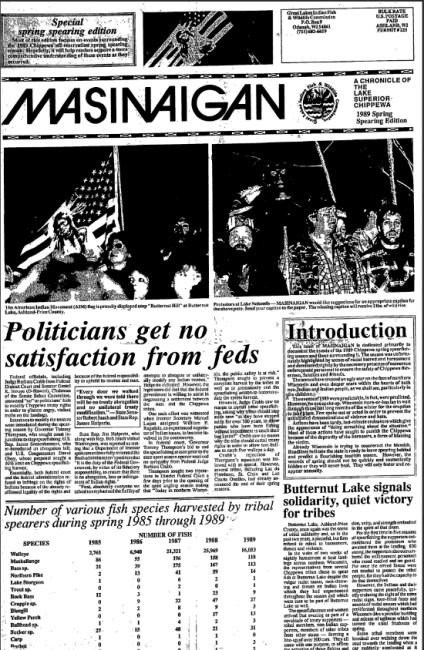 1989 Spring Mazina'igan Cover