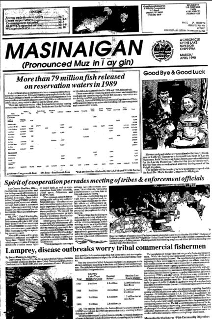 1990 March Mazina'igan Cover