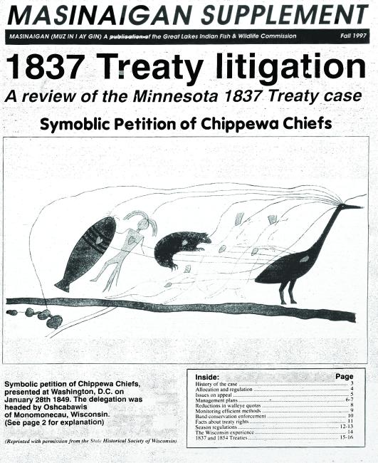 1997 Dagwaagin (Fall) Supplement Mazina'igan Cover