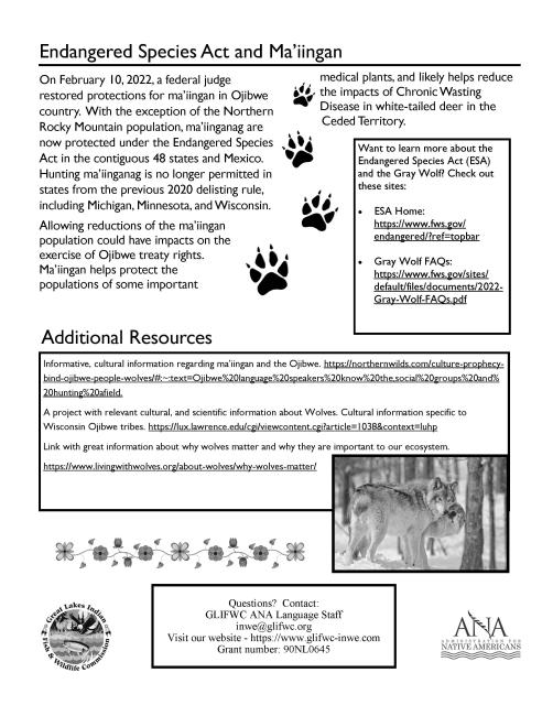 Ma'iingan Supplemental pg 2