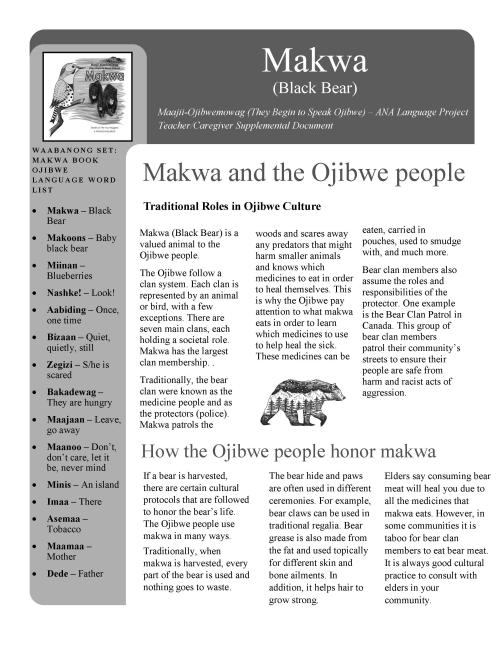 Makwa supplemental pg 1